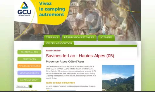 CAMPING GCU DE SAVINES-LE-LAC