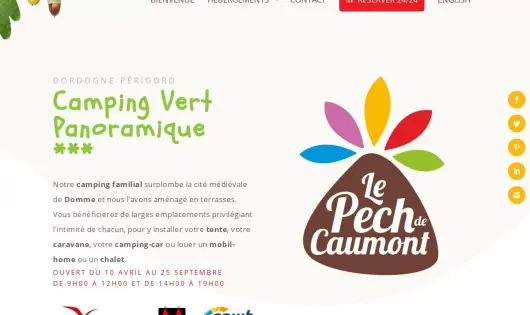 CAMPING LE PECH DE CAUMONT