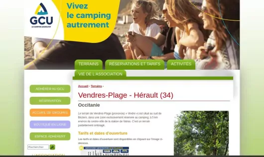 CAMPING GCU VENDRES-PLAGE