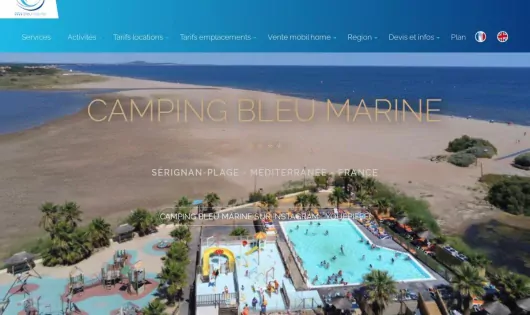 CAMPING BLEU MARINE