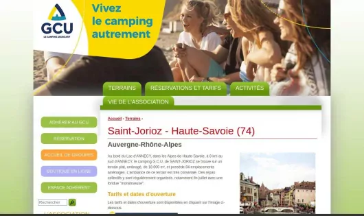 CAMPING GCU SAINT-JORIOZ