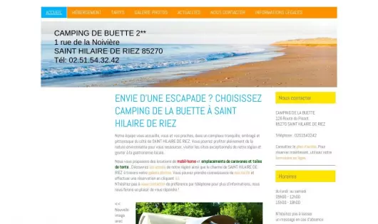 CAMPING DE BUETTE
