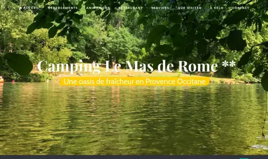 CAMPING ET AIRE NATURELLE LE MAS DE ROME