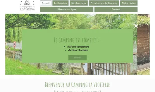 CAMPING À LA FERME LA VIOTTERIE