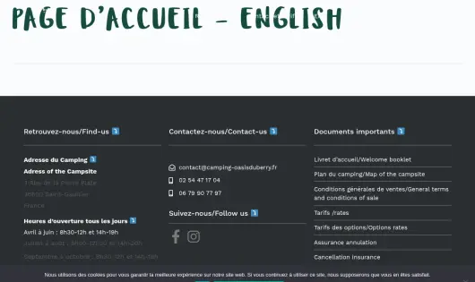 CAMPING L'OASIS DU BERRY